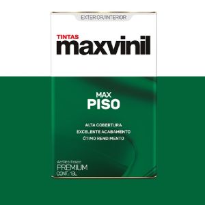 TINTA P/ PISO MAX PISO BRANCO NEVE 18L  BALDE MAXVINIL