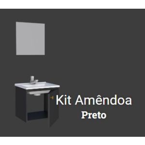 KIT ACO AMENDOA 40 PRETO  P102111 