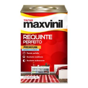 TINTA ACR.FOSCA PREMIUM 18LT BRANCO NEVE  MAXVINIL