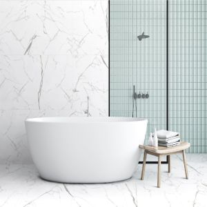 PORCELANATO RET CARRARA CRISTAL IN 70X70  ACET ESM. L10560007 T00011 CX2,44MTS 9