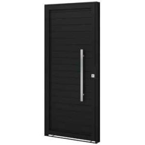 PORTA LAMBRI PA 105X215 PRETA C/PUXADOR-120M ESQPAL10PE17 LINHA  ACO