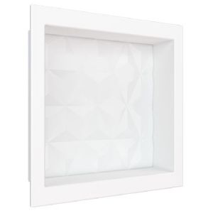 CAIXA C/ NICHO MULTIUSO 40X30 BRANCO TEXT TRIAN P89985